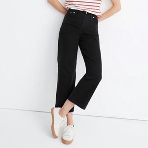 Madewell Petite Slim Wide Leg Jeans